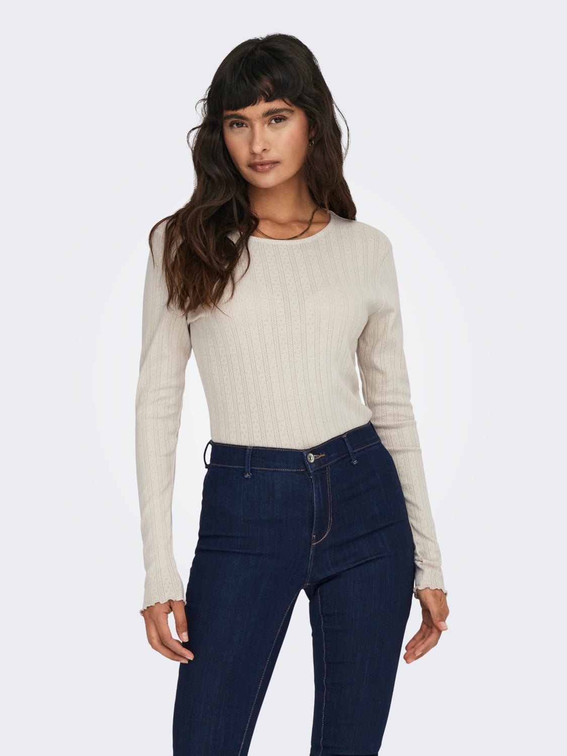 Regular Fit O-Neck Top