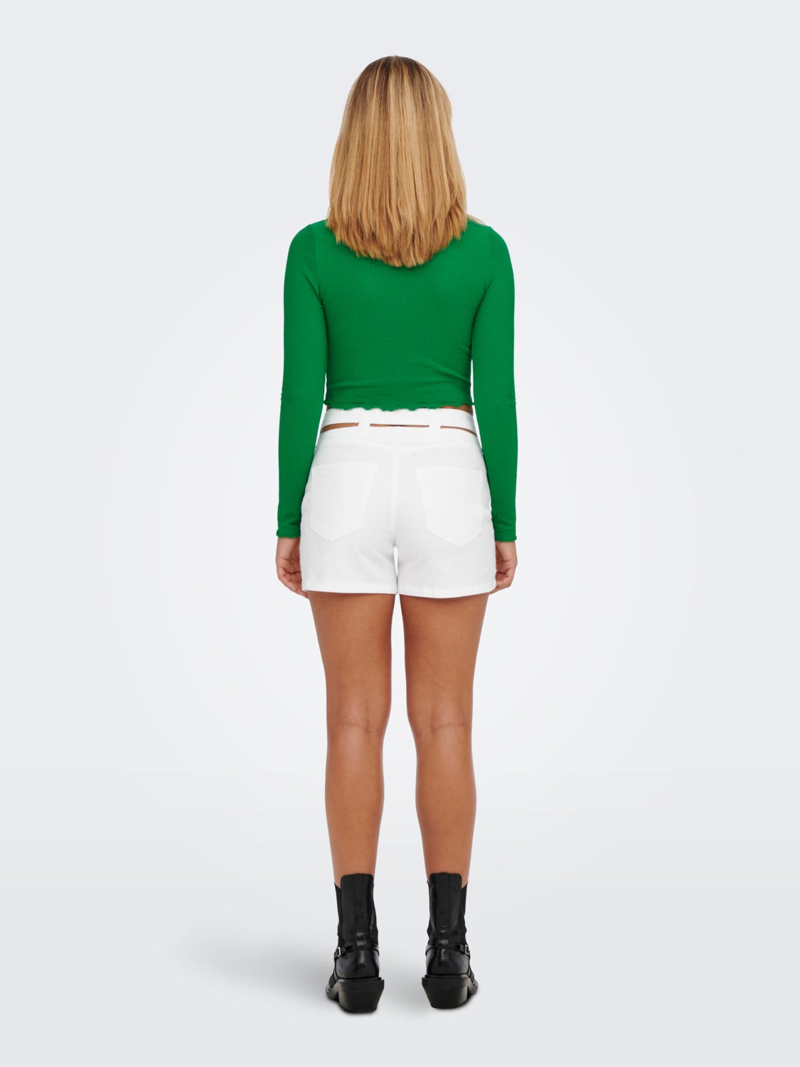 Cropped Long Sleeved Top