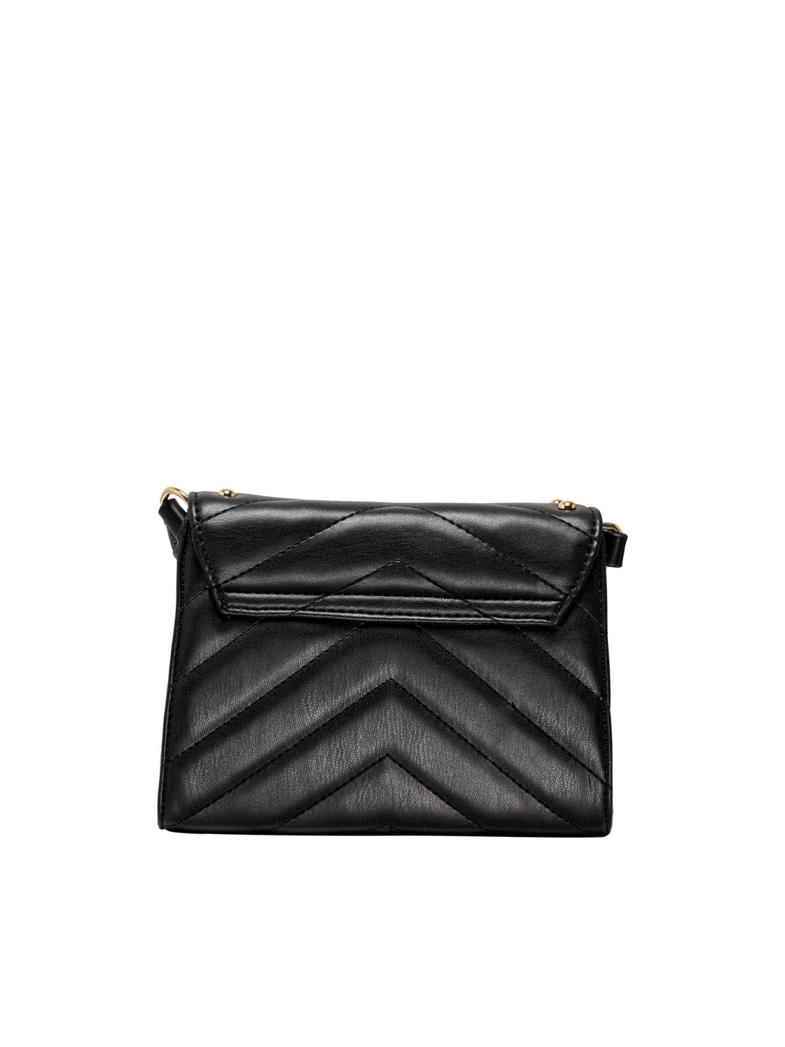 Studded faux leather bag