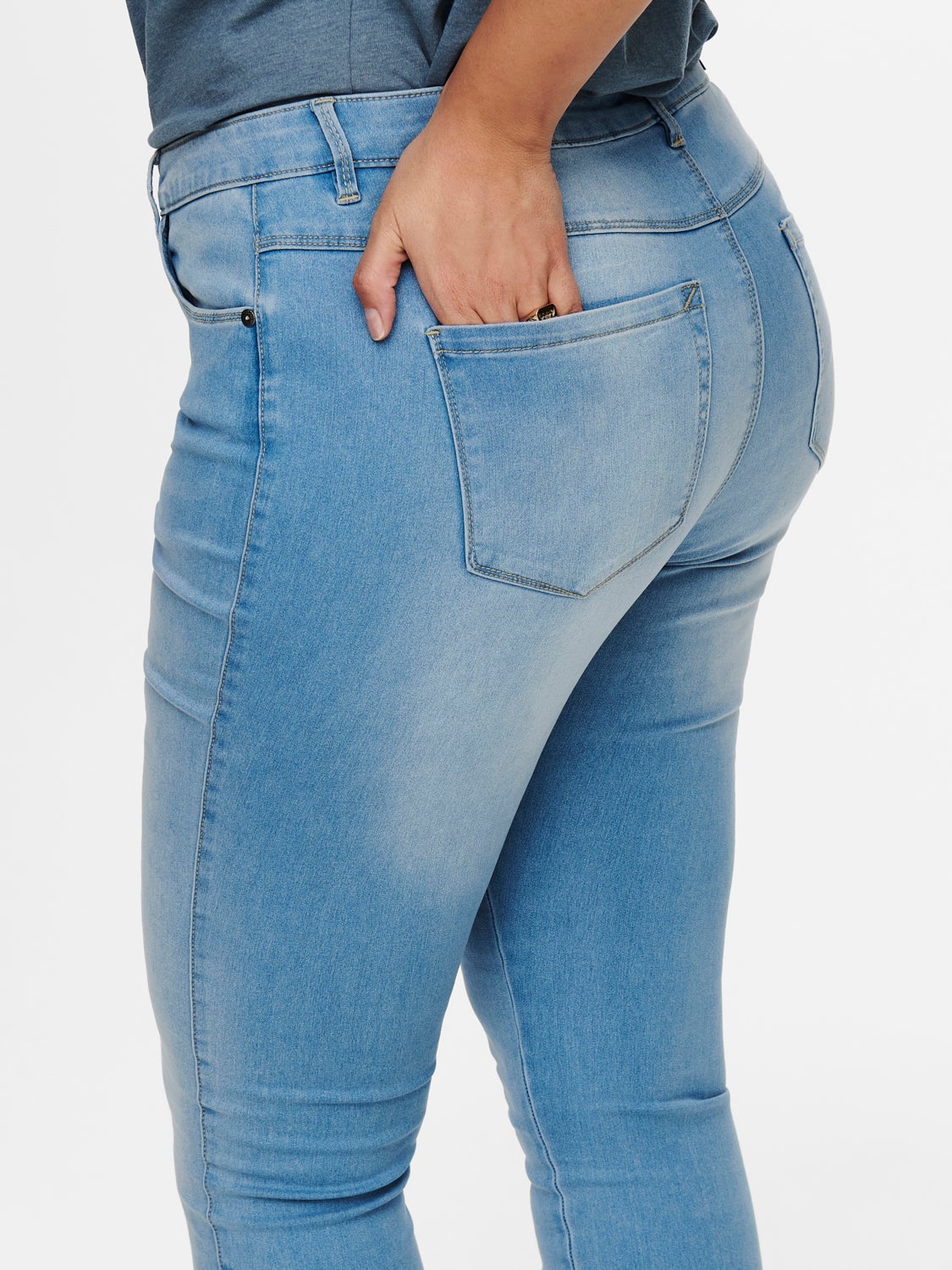 Curvy CarAugusta hw Skinny fit jeans