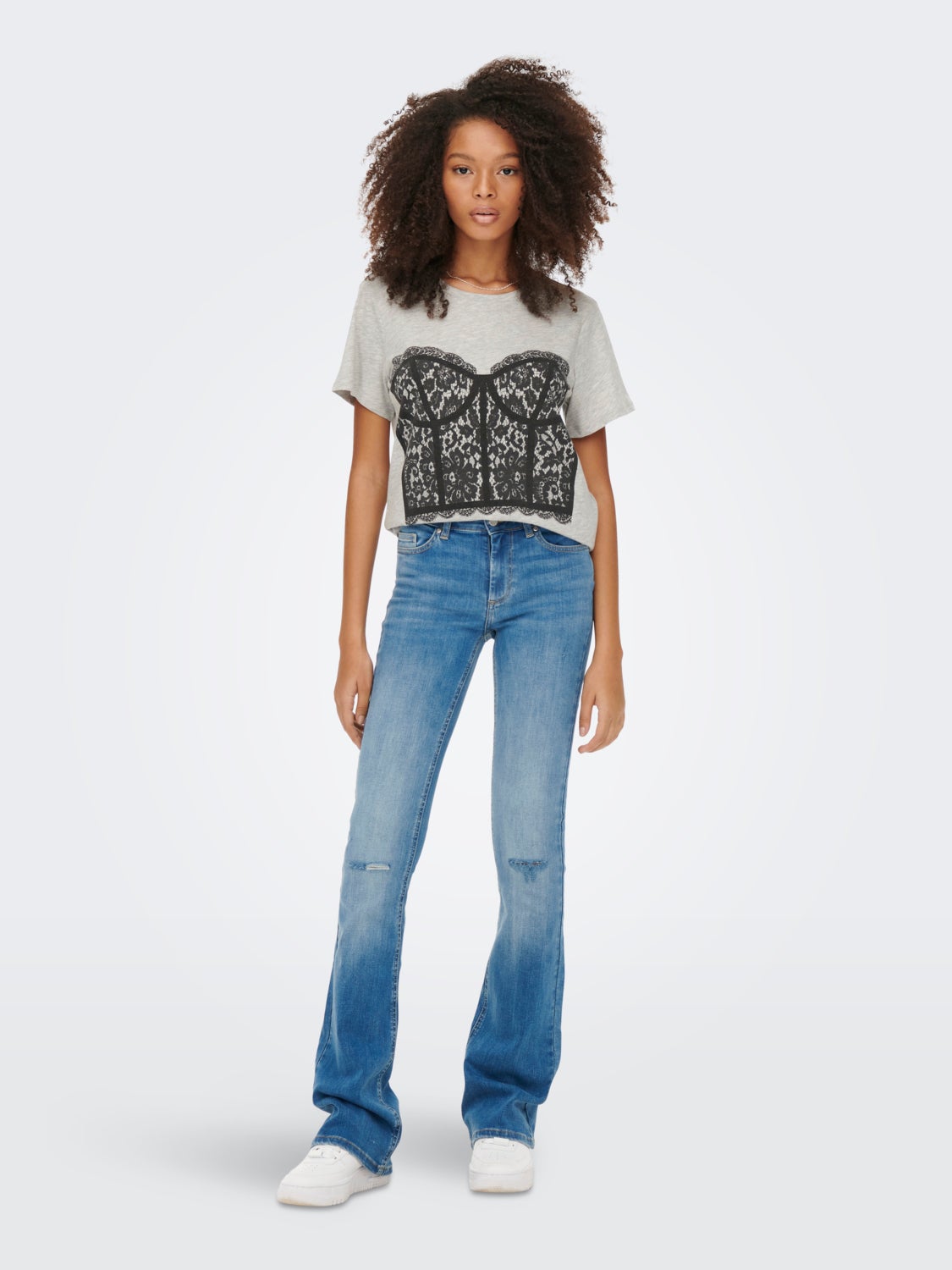 Bustier Short Sleeved Top