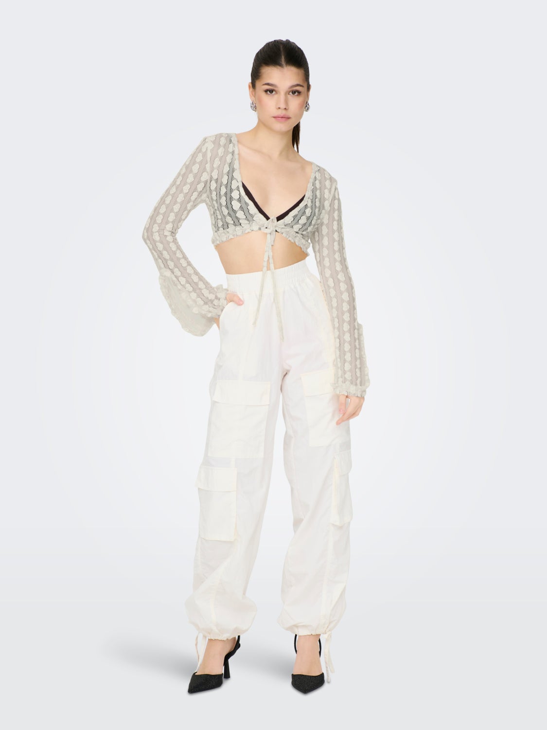 Square neck Cardigan