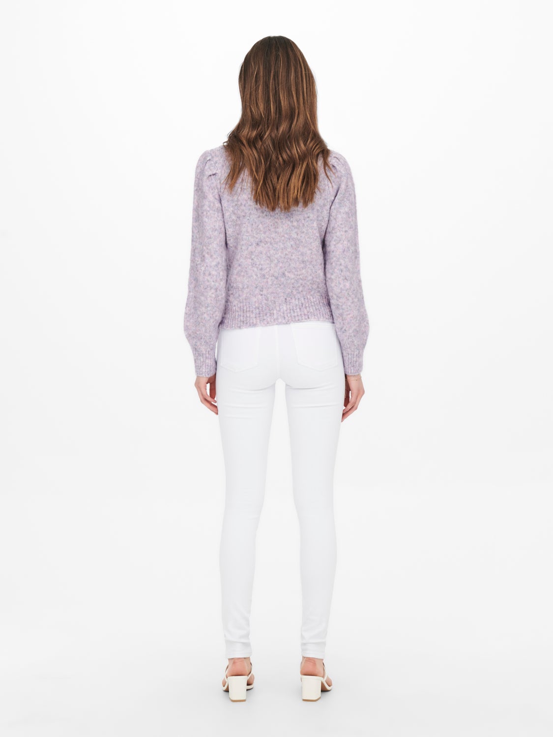 Puff sleeve Knitted Pullover