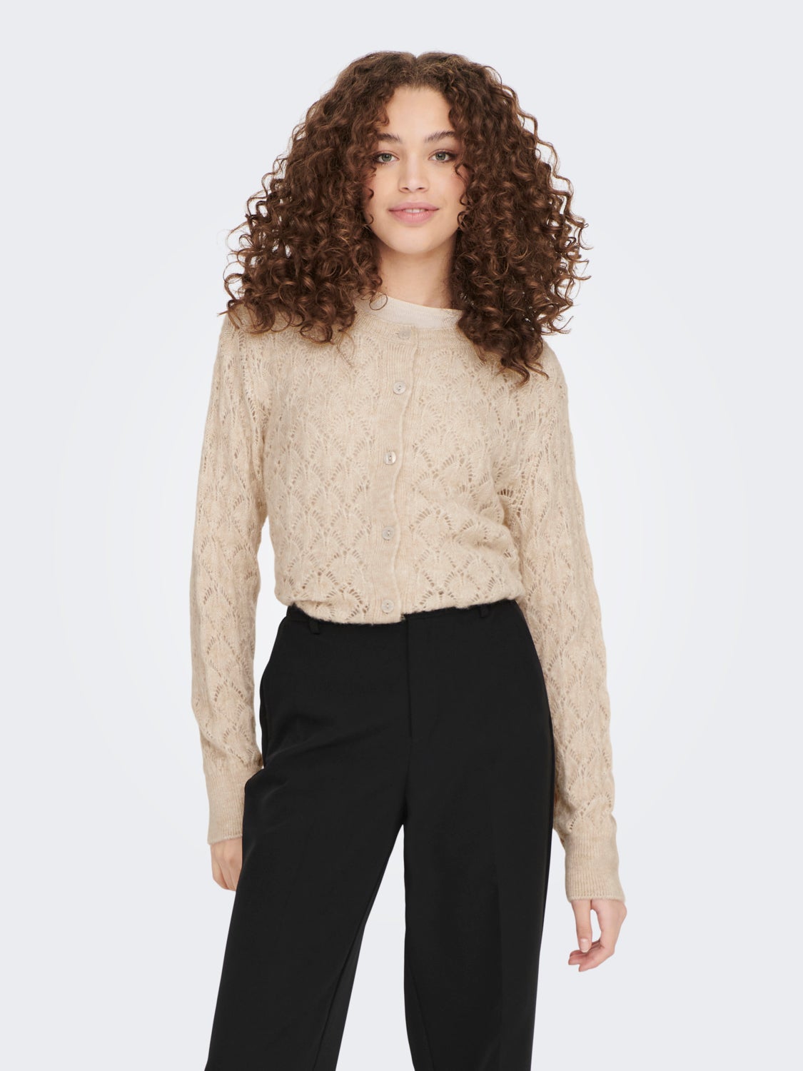 O-Neck Knit Cardigan