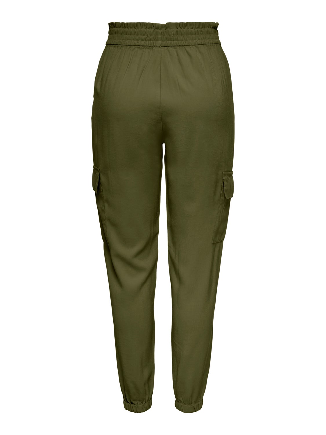 High waisted cargo Trousers