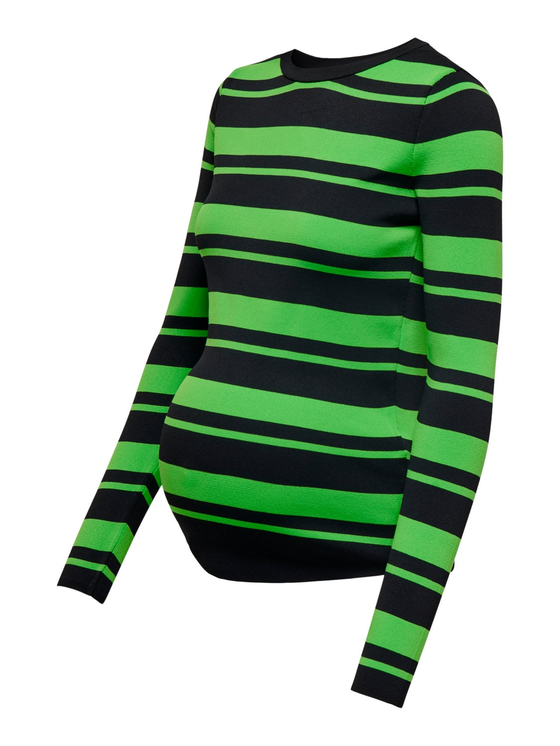 Mama Striped Knitted Pullover