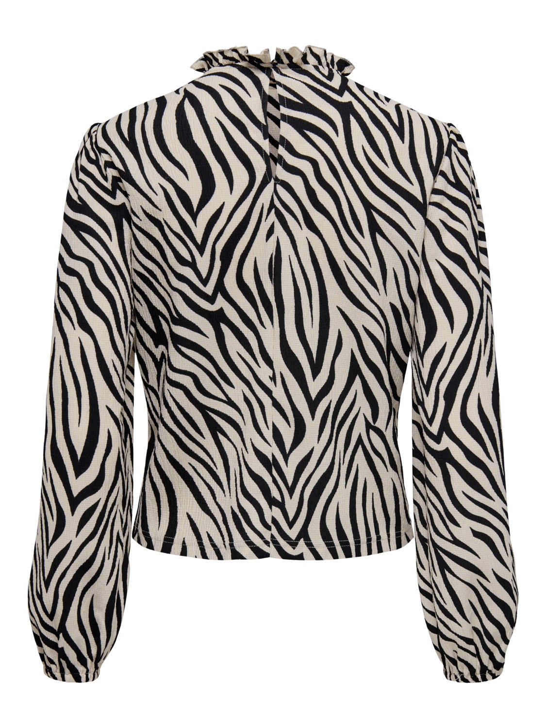 Top with long sleeves and high neck