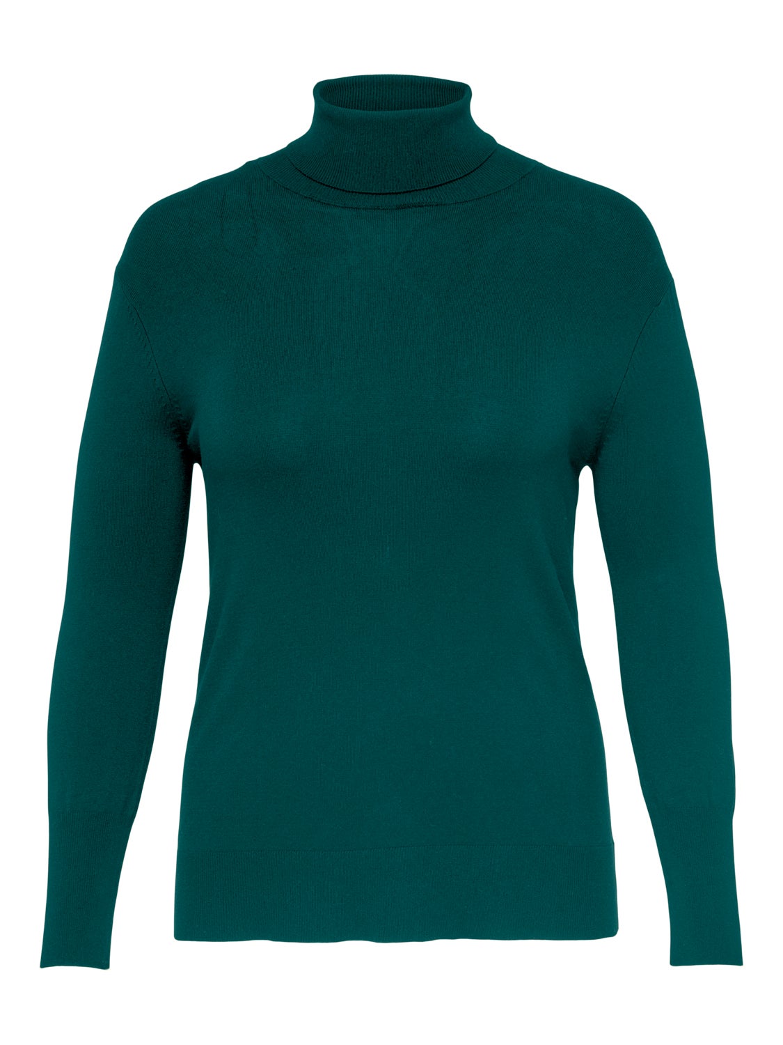 Curvy Rollneck Knitted Pullover