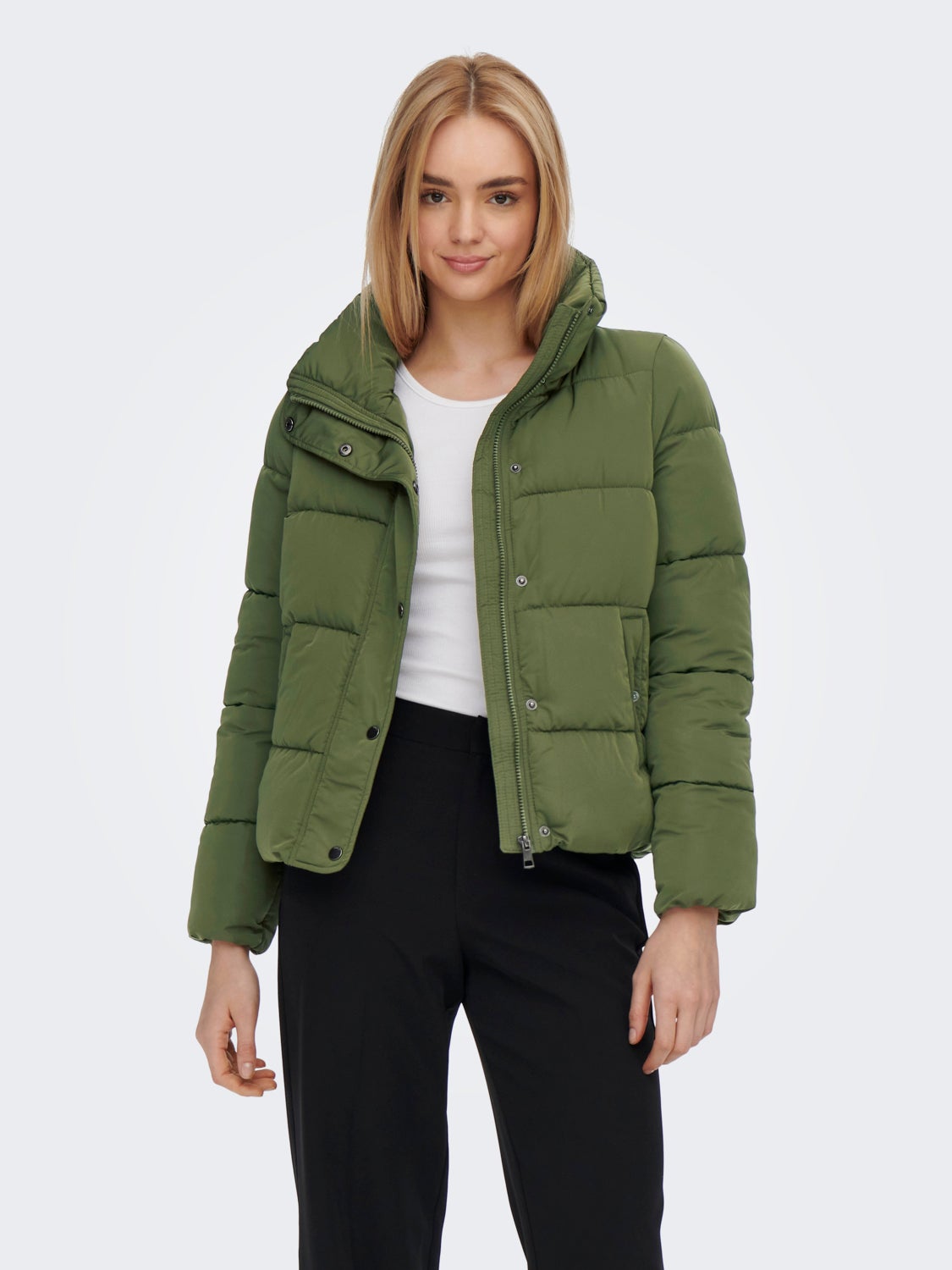 Stand-up collar Puffer Jacket