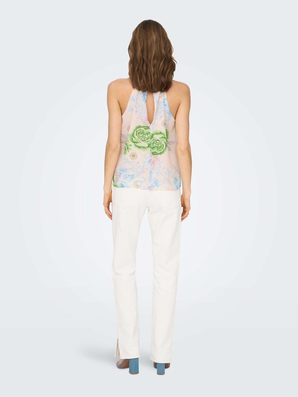 Halterneck Top with cut-out back