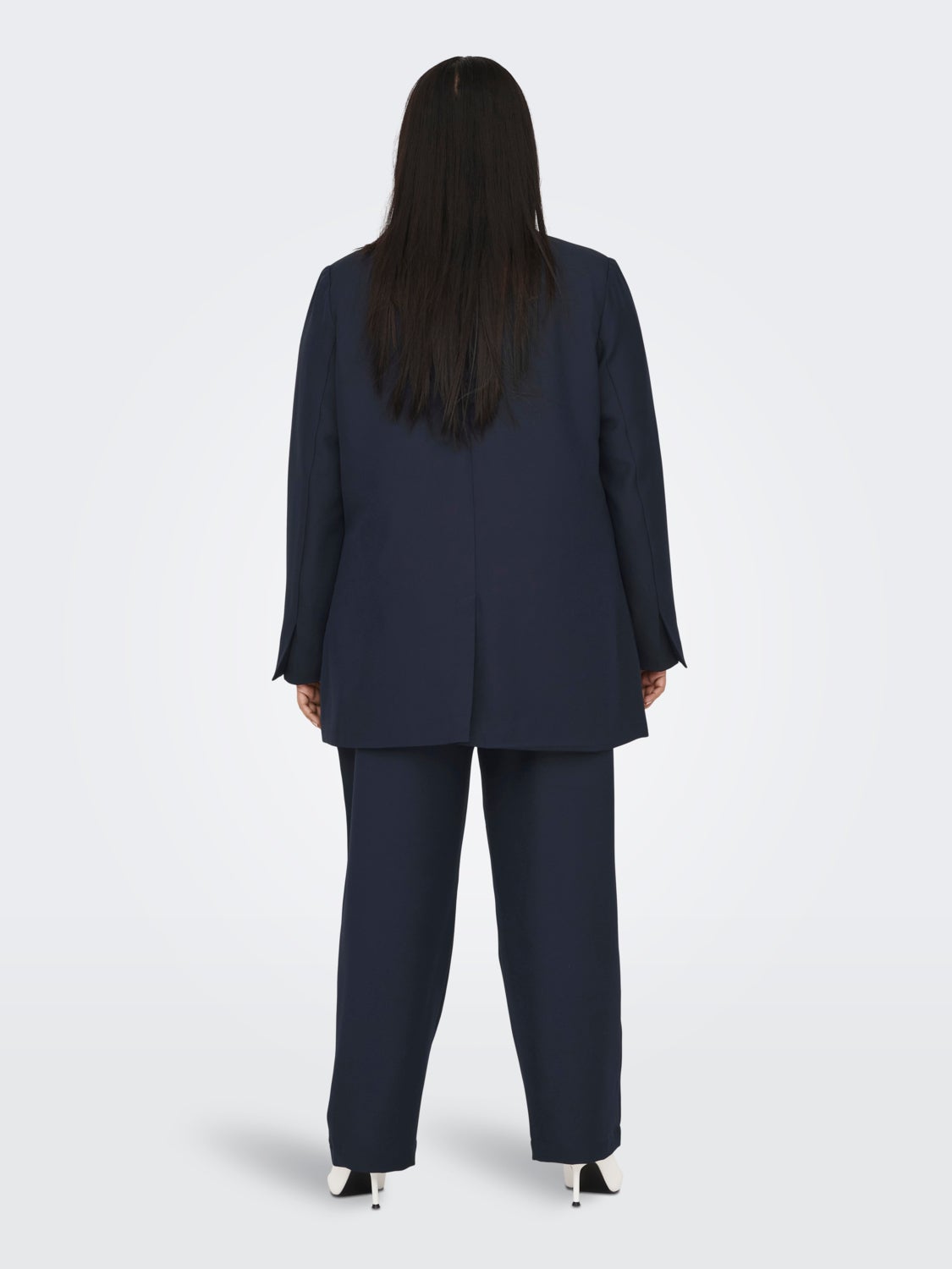 Curvy Solid colored Blazer