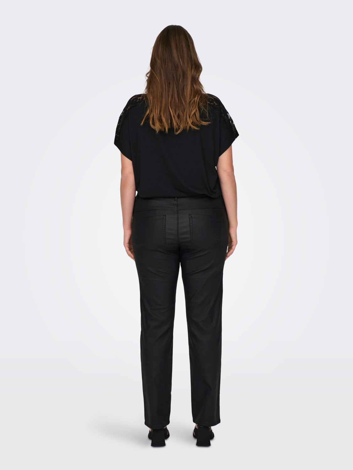 Curvy high waist trousers