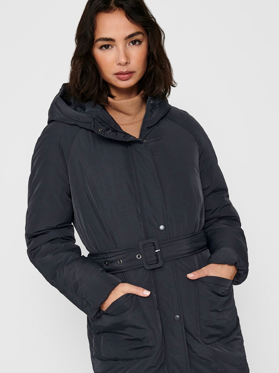 Belt Puffer Jacket
