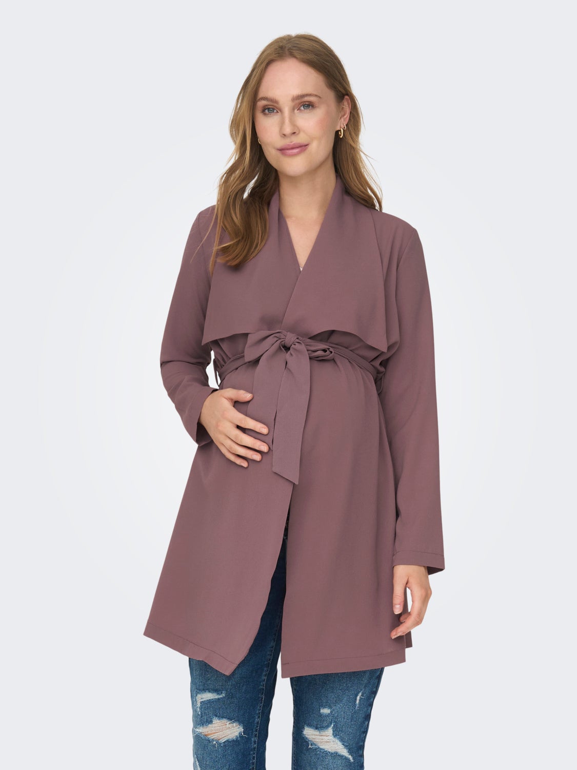 Mama tie belt cardigan