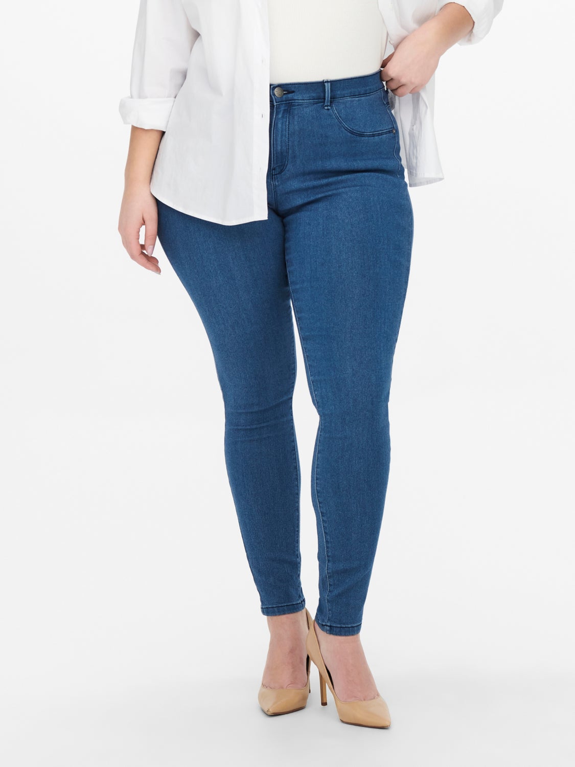 Curvy Thunder push up reg Skinny fit jeans