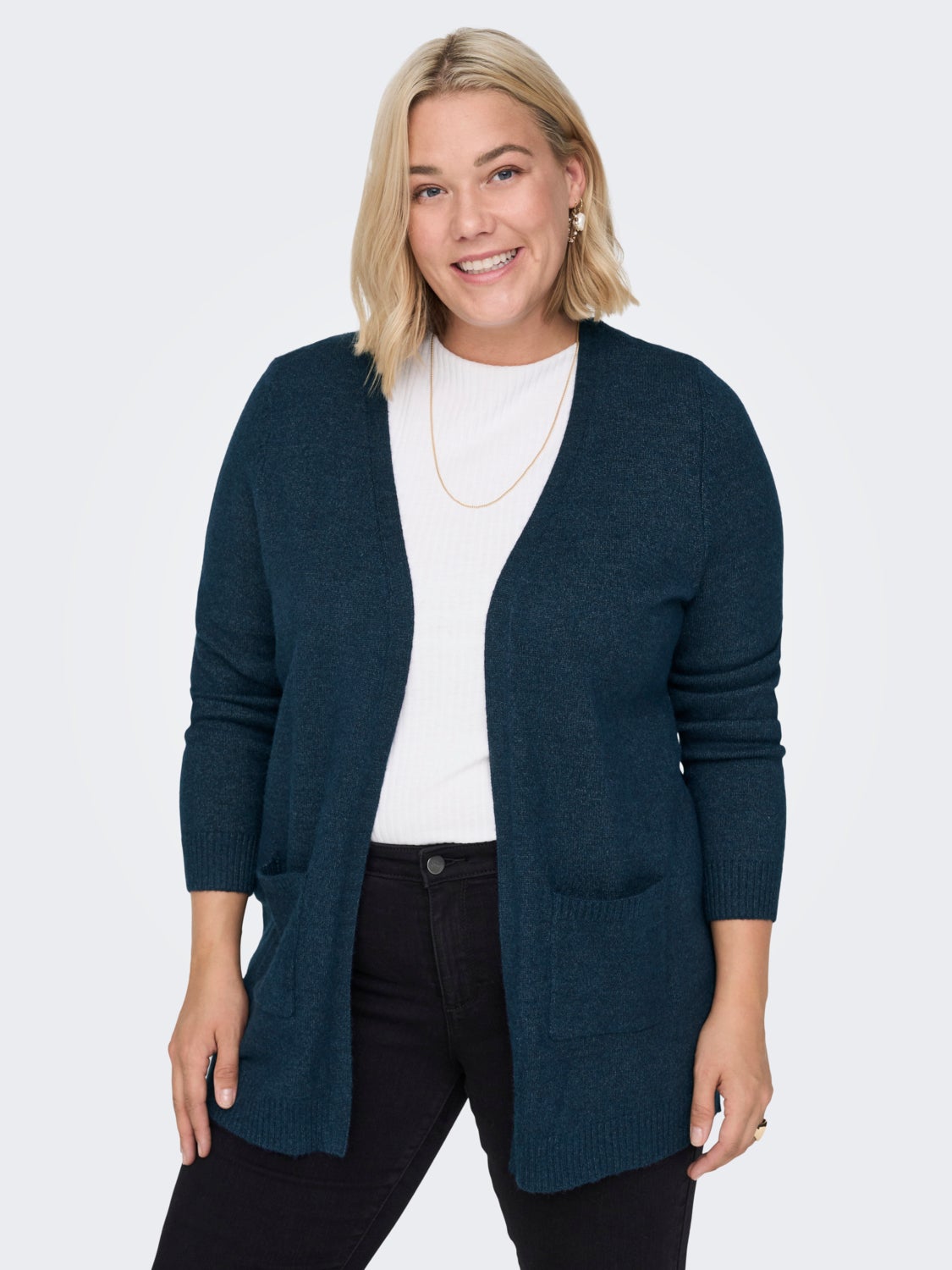 Curvy open Knitted Cardigan