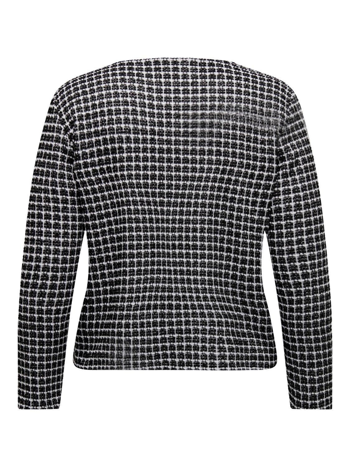 Curvy patterned cardigan