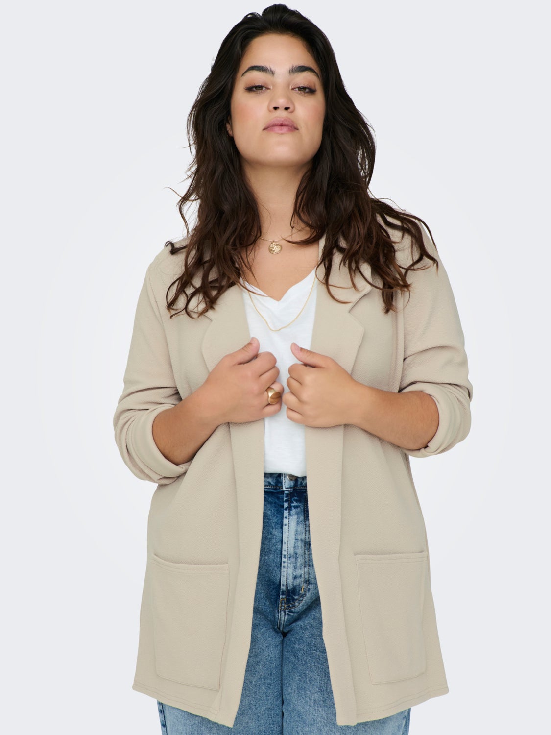 Curvy open Blazer