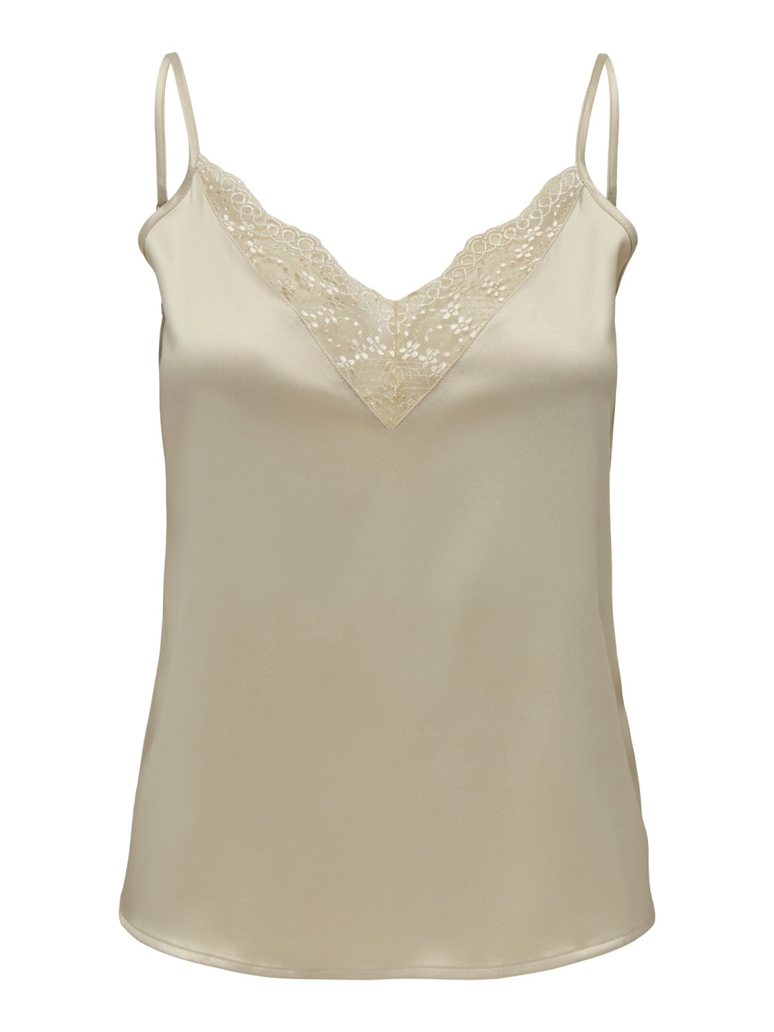 Singlet Top With Lace Details