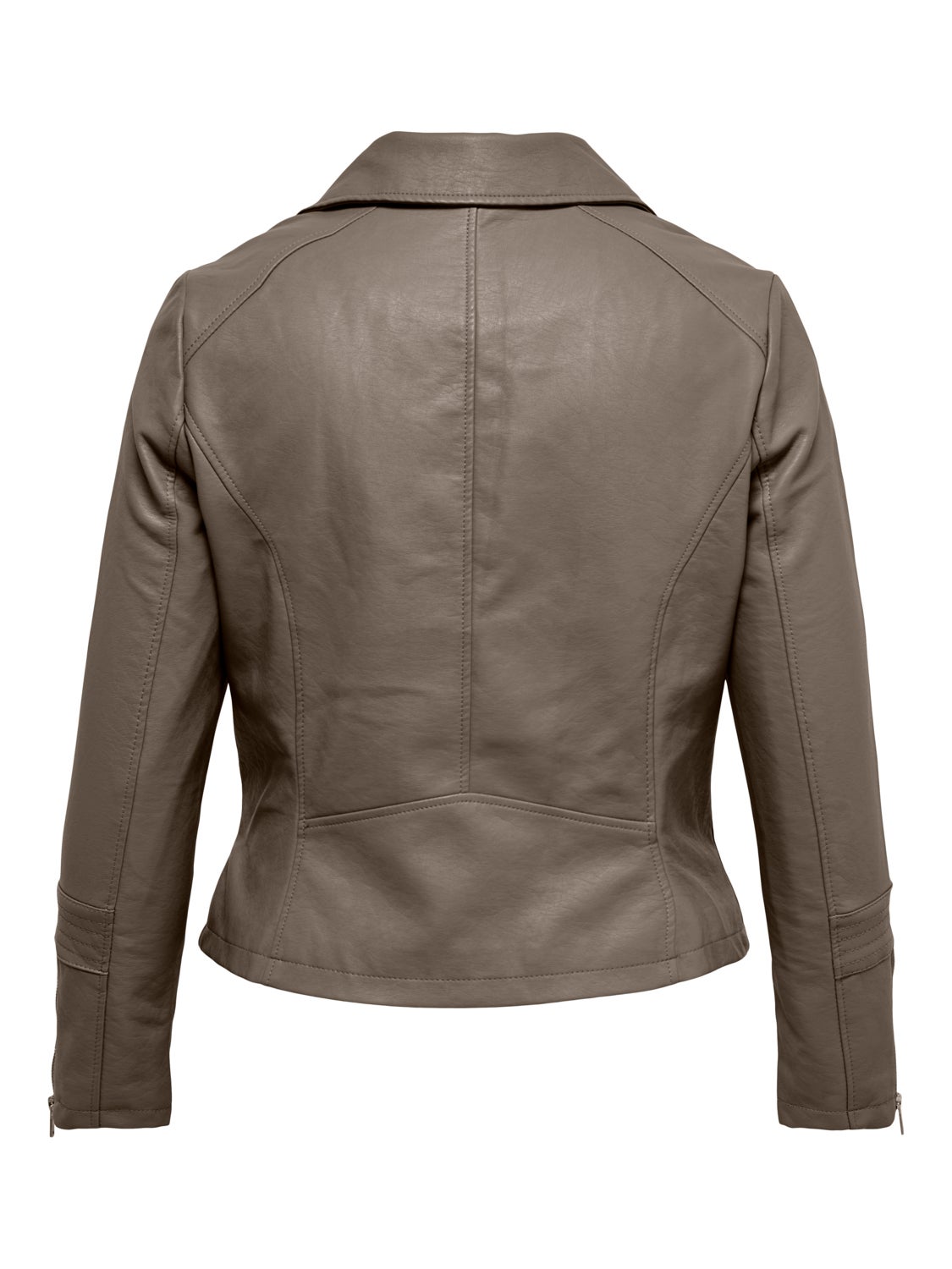 Curvy biker Faux Leather Jacket