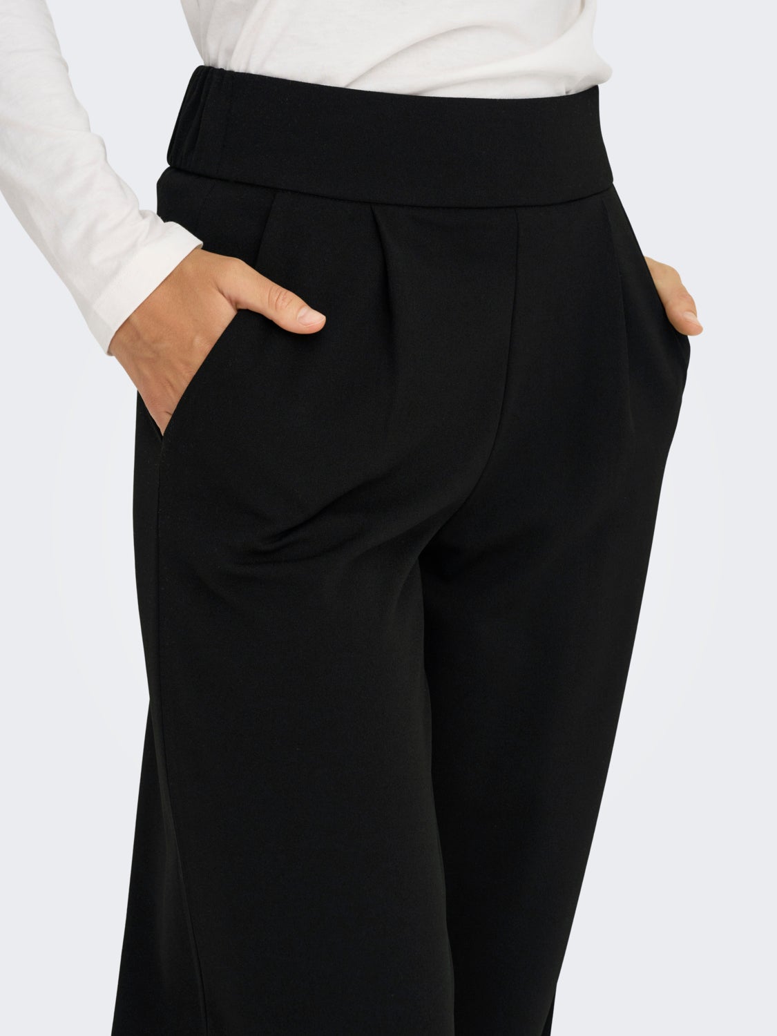 Flared high waisted pants