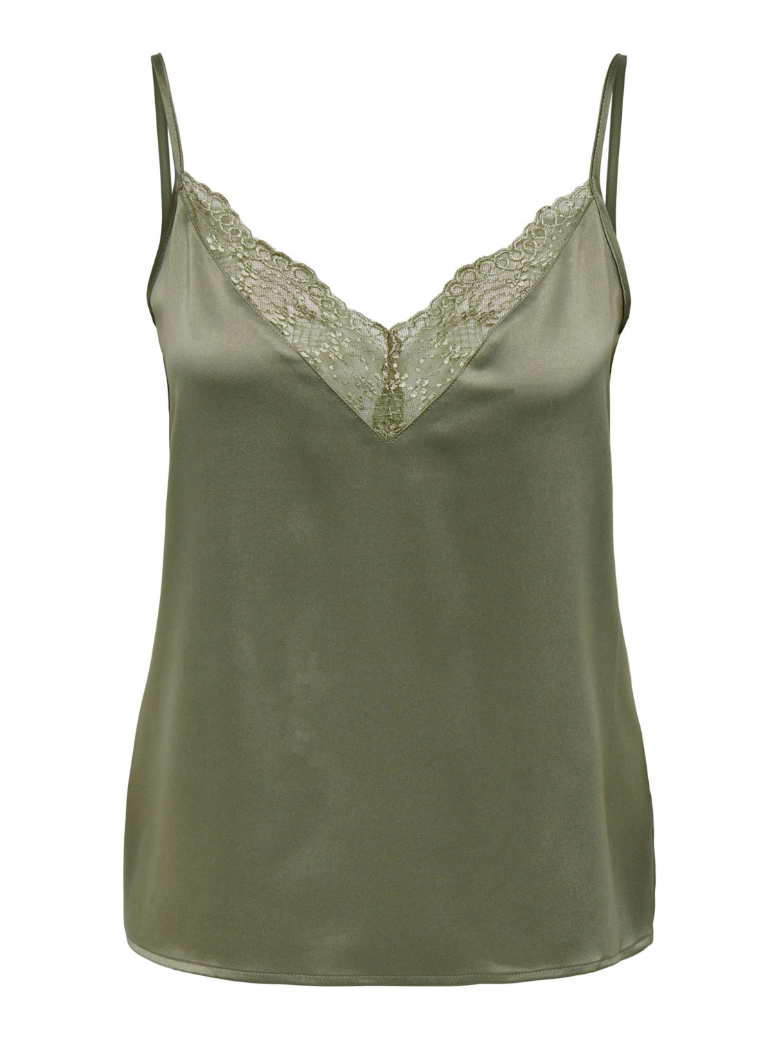 Singlet Top With Lace Details