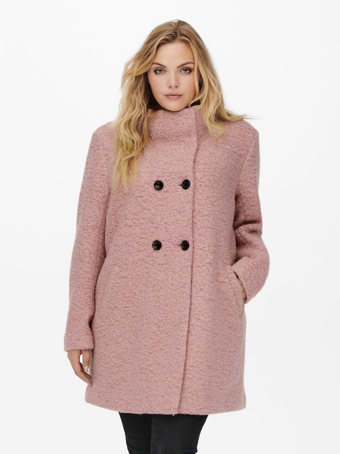 Curvy Wool Coat