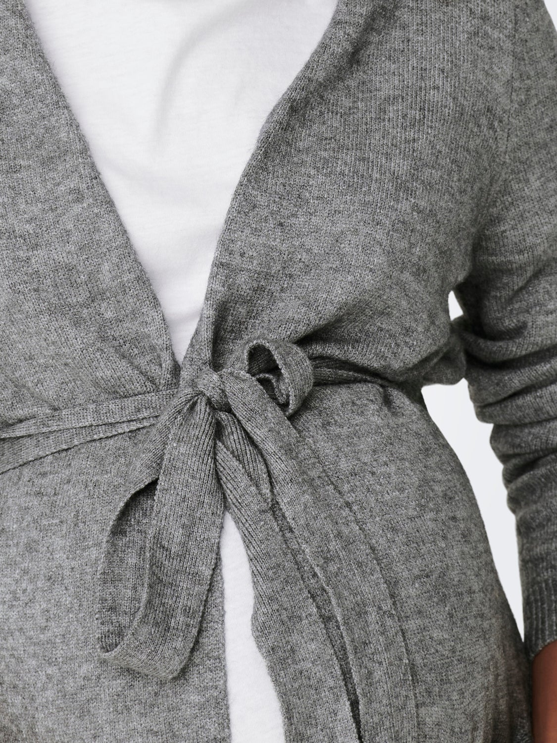 Mama Long Belt Knitted Cardigan