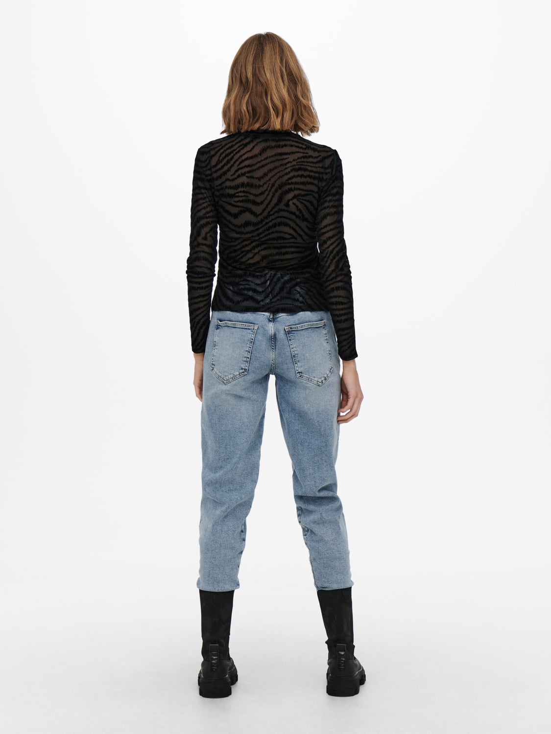 Highneck mesh Top