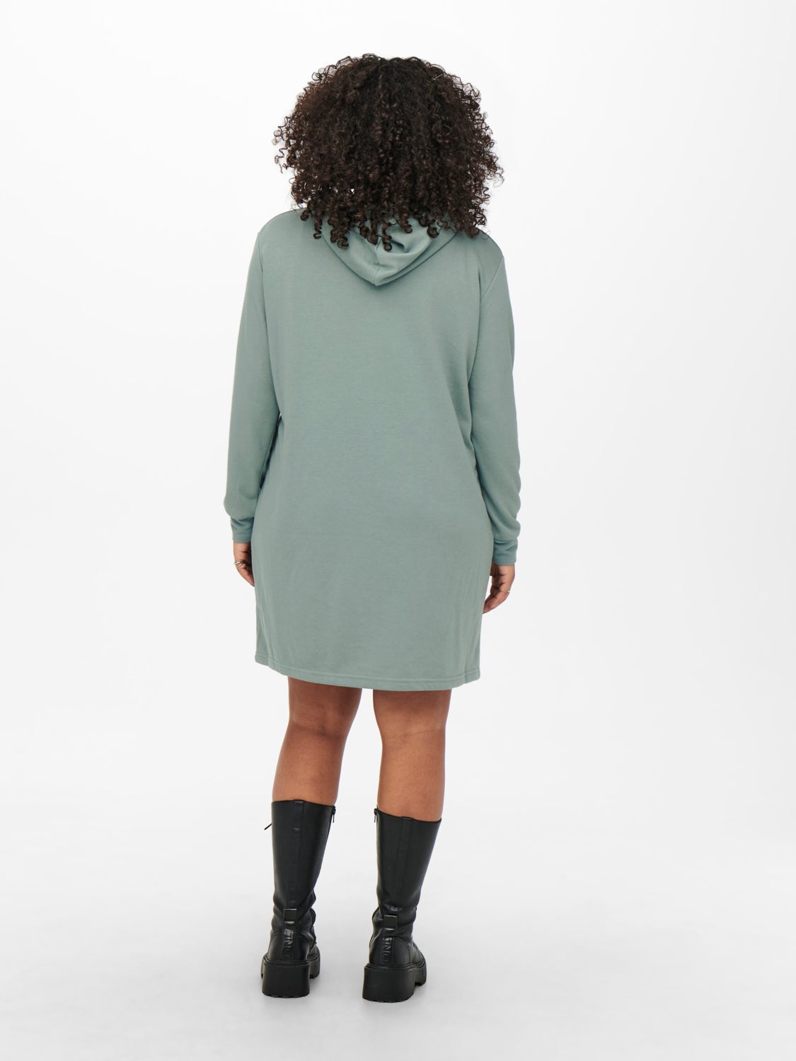 Curvy hooded sweat Dress