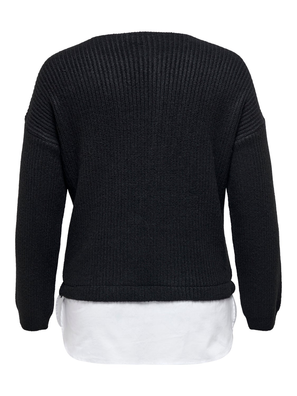 Curvy Mix Knitted Pullover