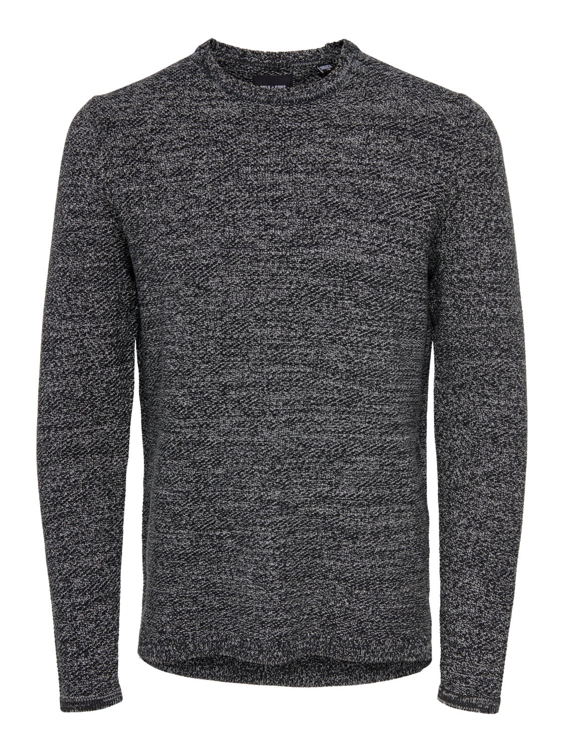 O-neck knitted pullover