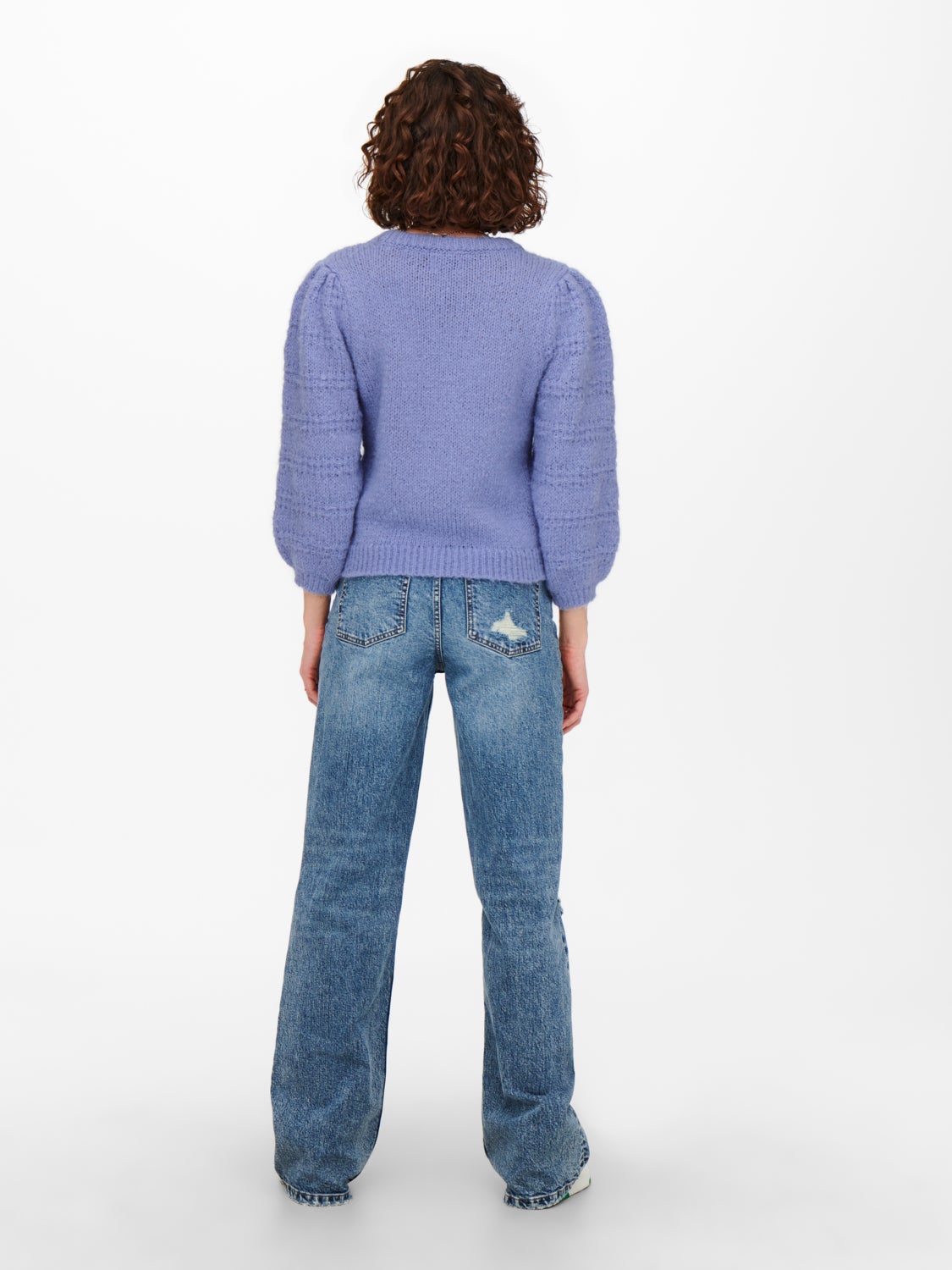 3/4 sleeved Knitted Pullover