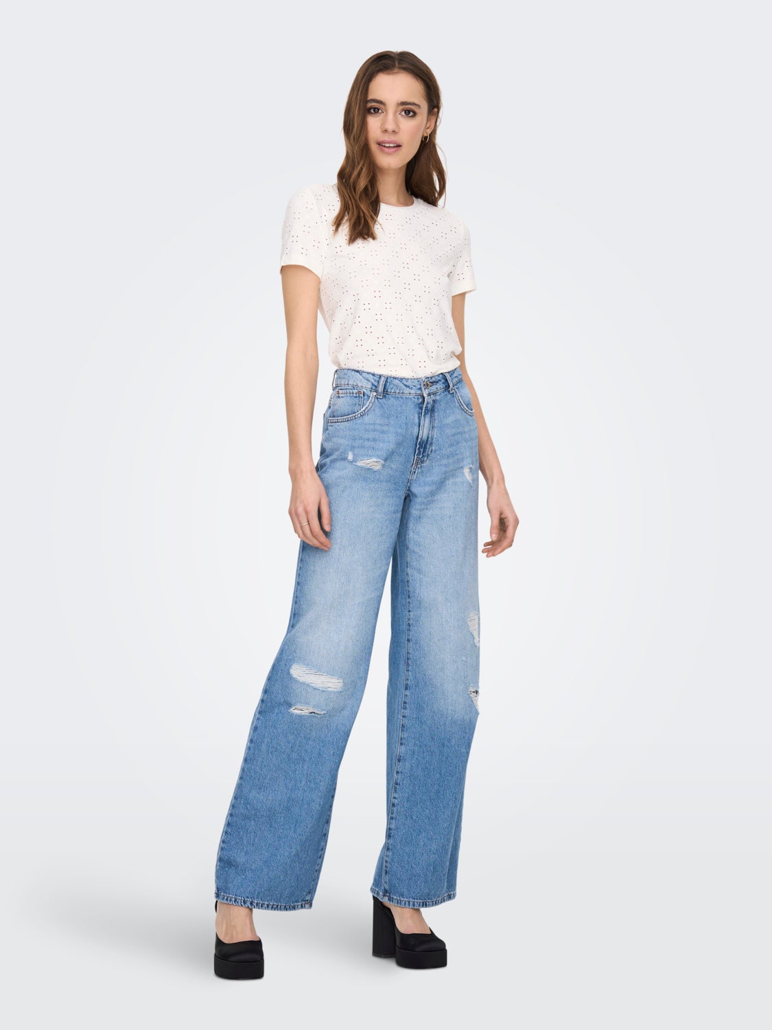 Detailed Short Sleeved Top