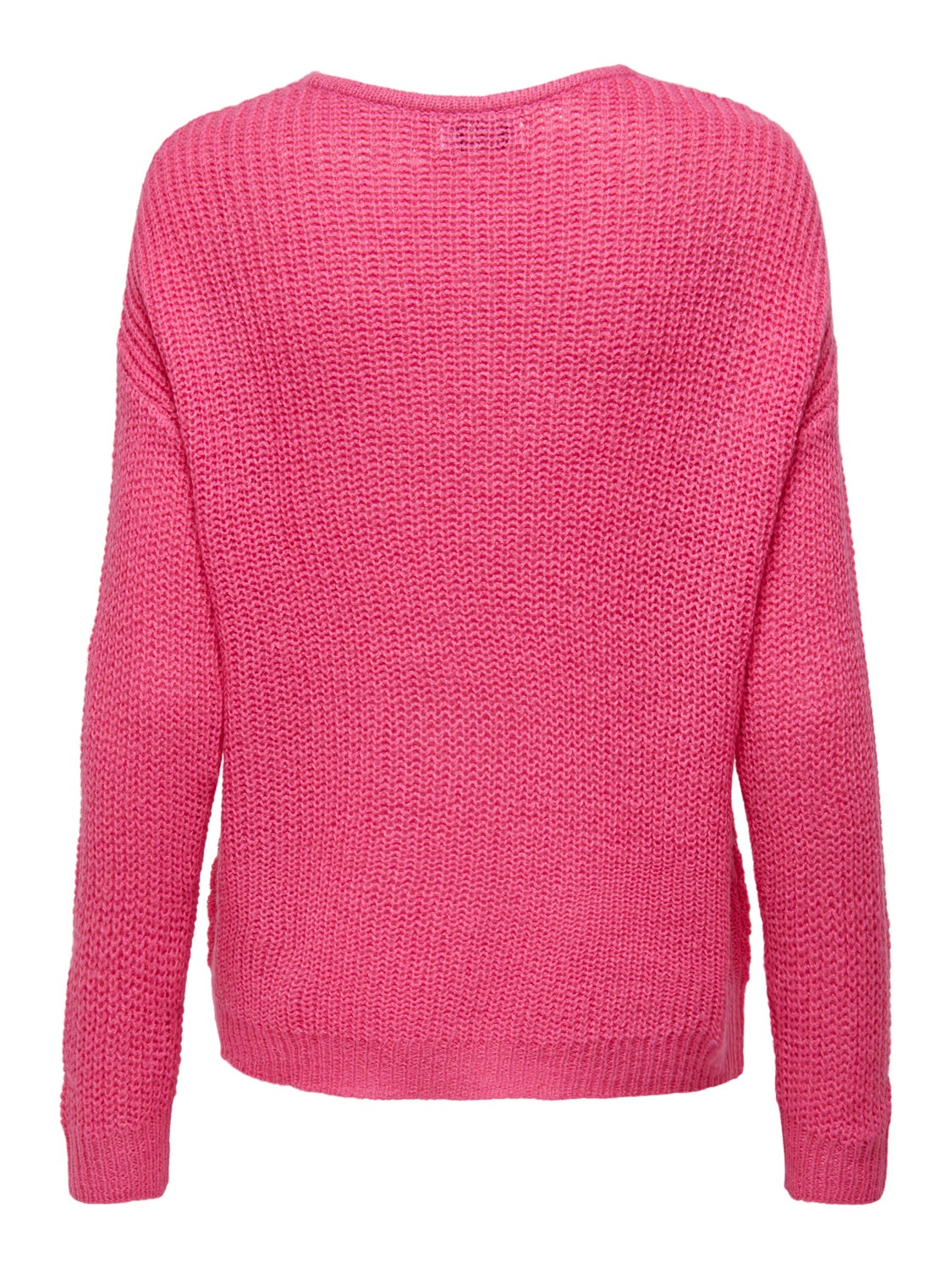 V-neck knitted pullover