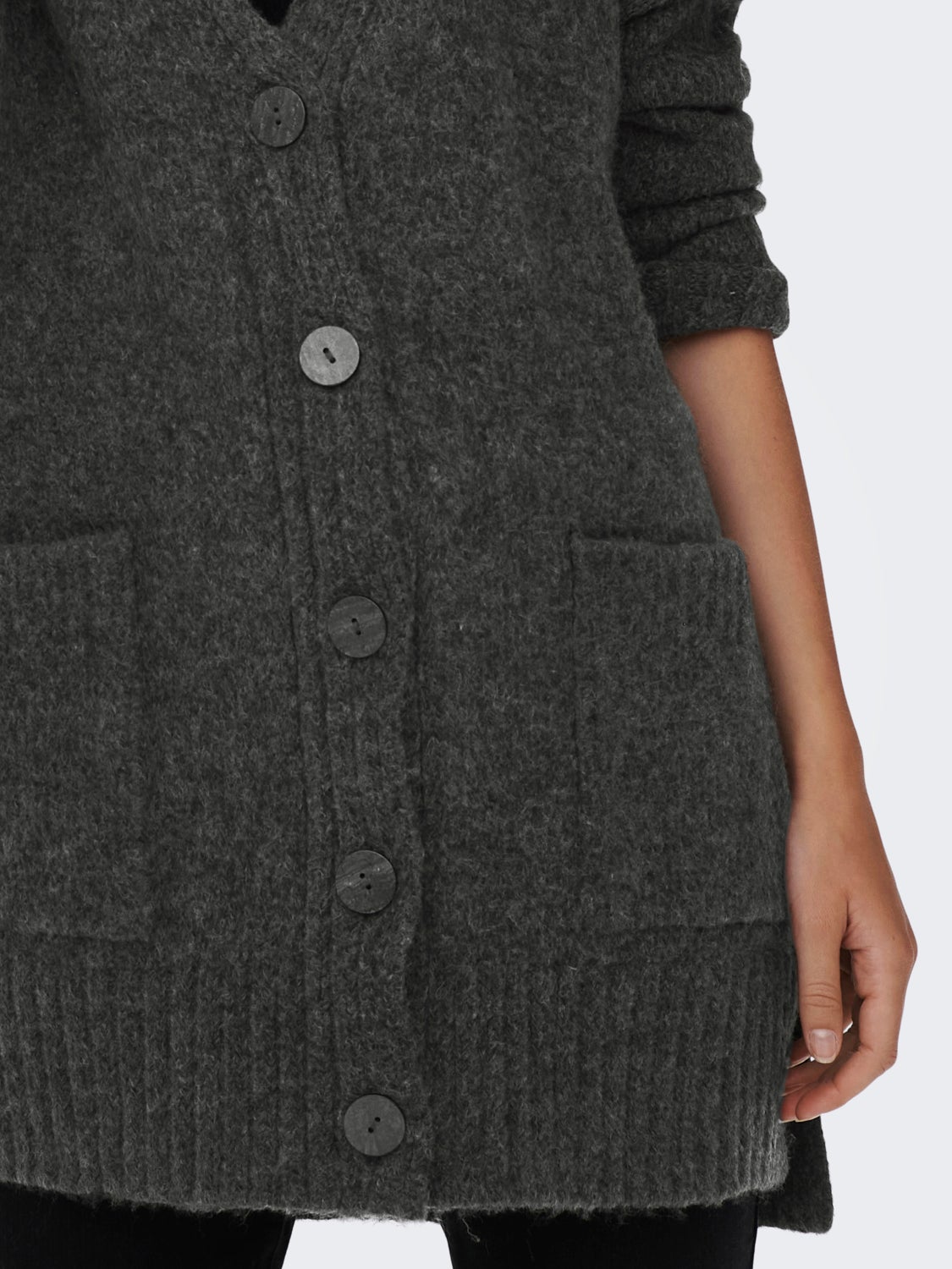 Long button Knitted Cardigan