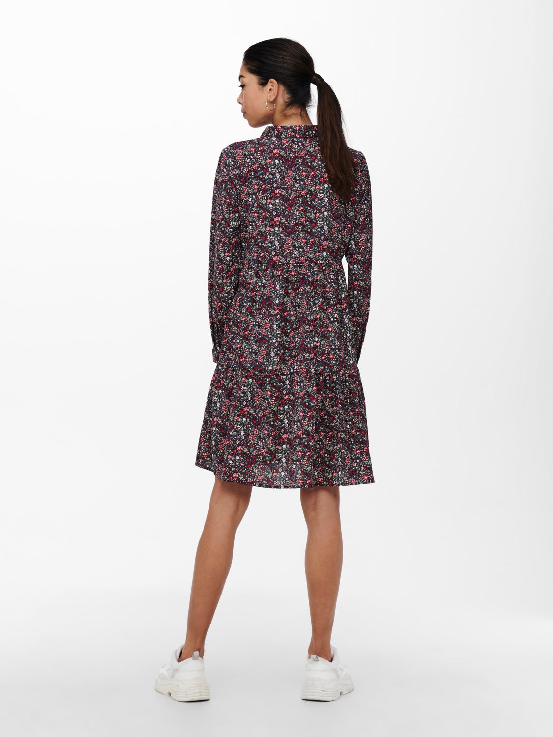 Mini dress with print