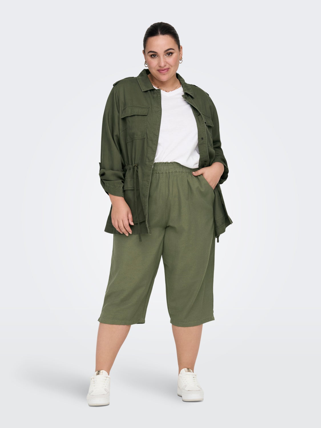 Curvy linen knickers