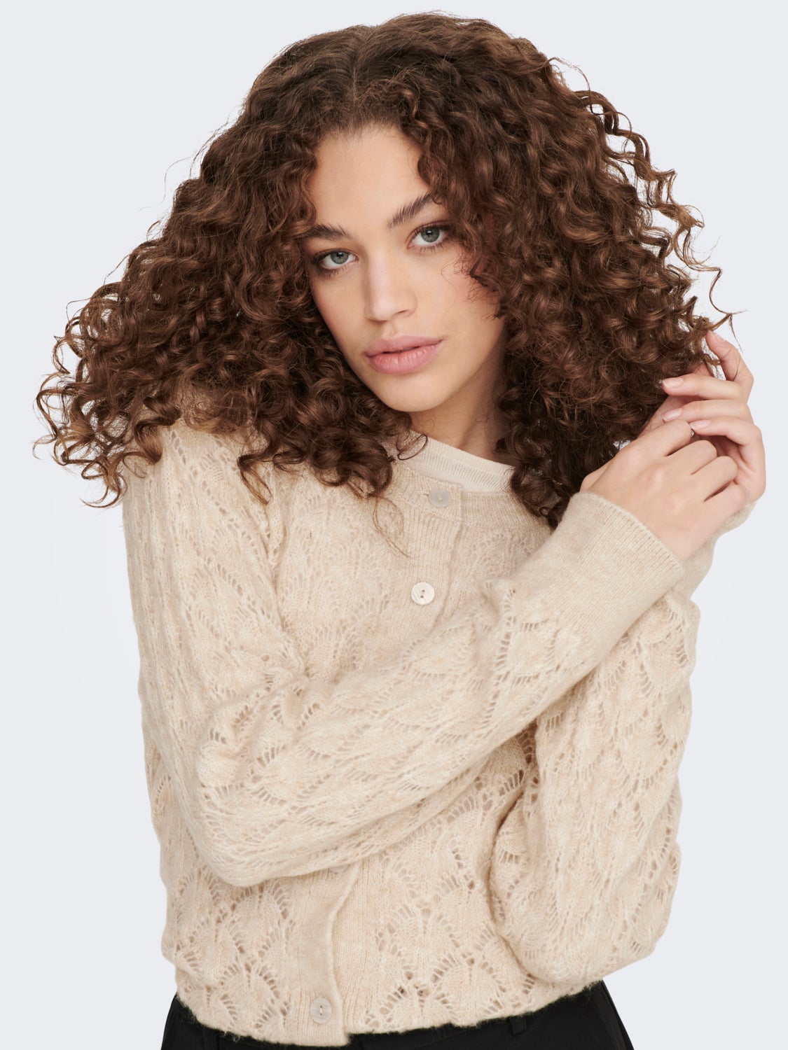 O-Neck Knit Cardigan