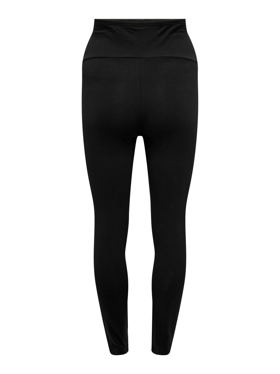 Jersey leggings with coated front