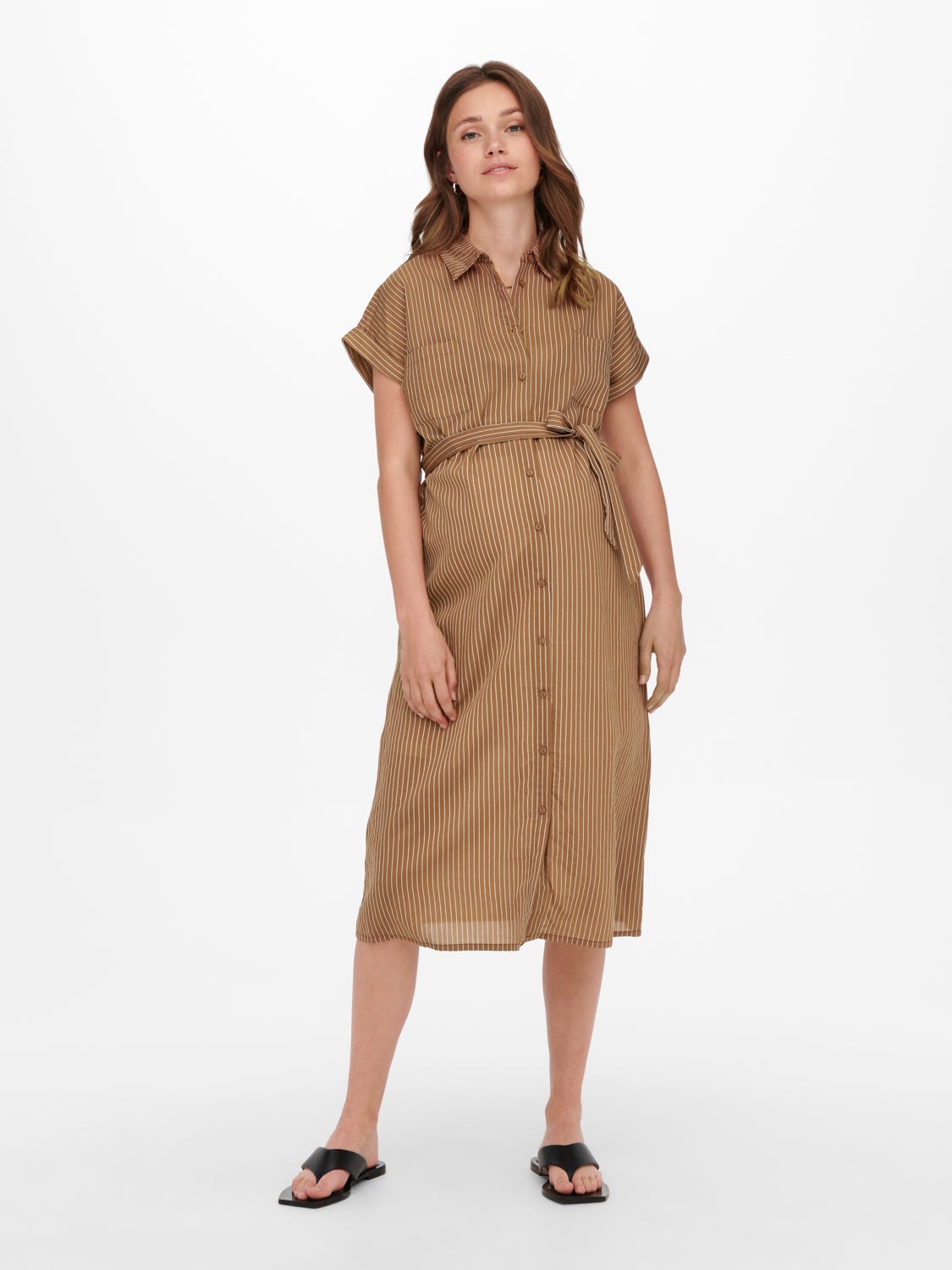 Mama short sleeved Shirt dress