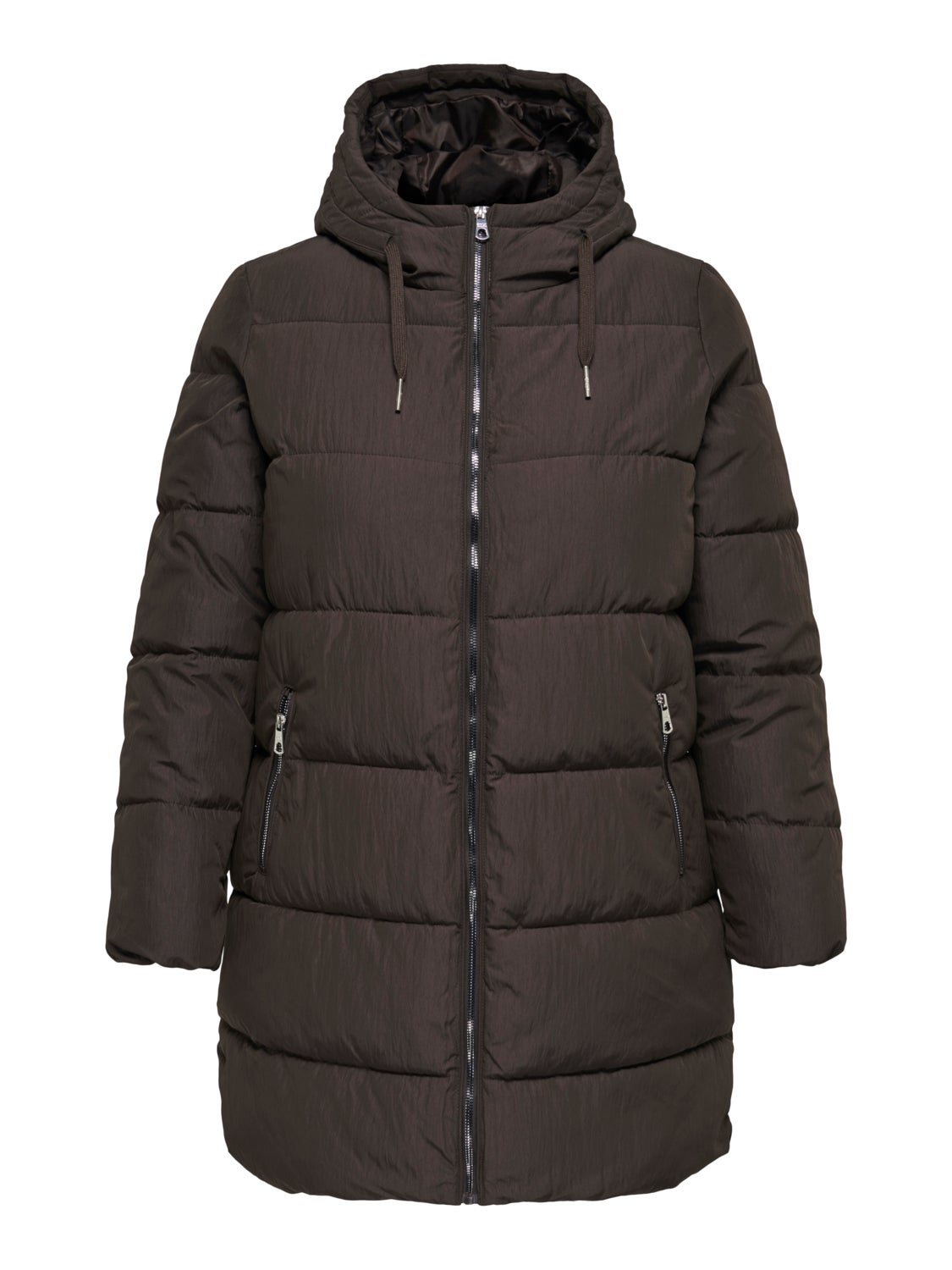 Curvy long puffer coat