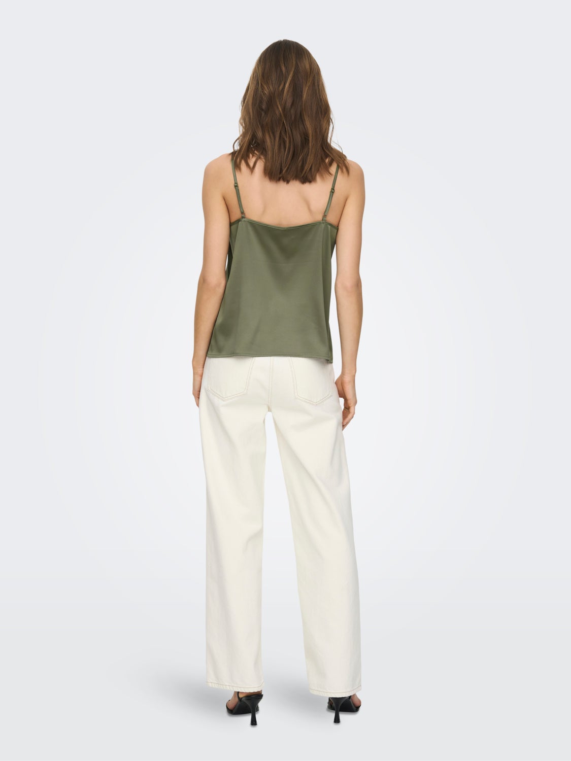 Singlet Top With Lace Details