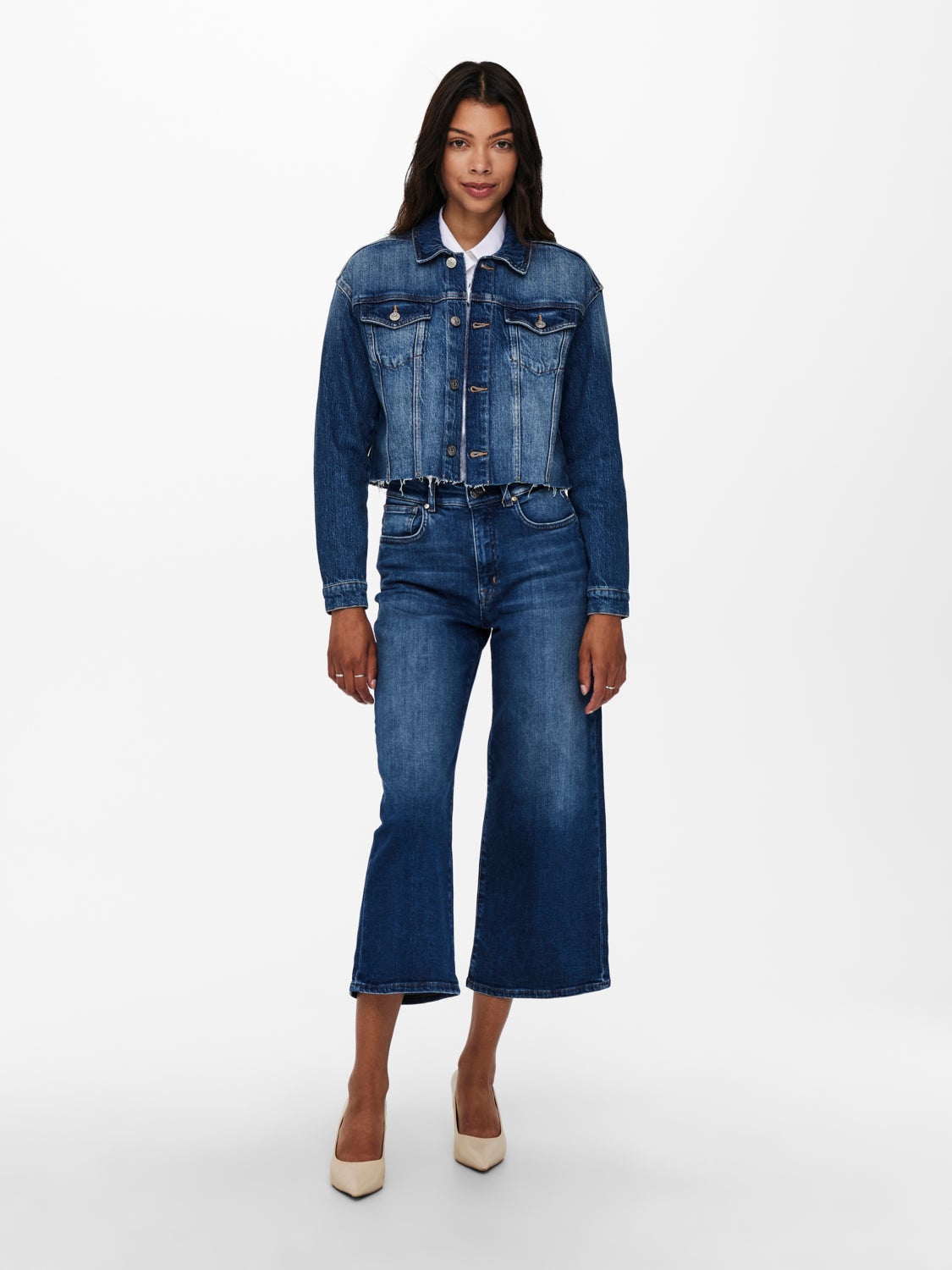 Cropped Denim jacket