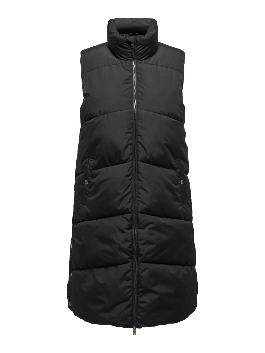 Curvy long puffer gilet