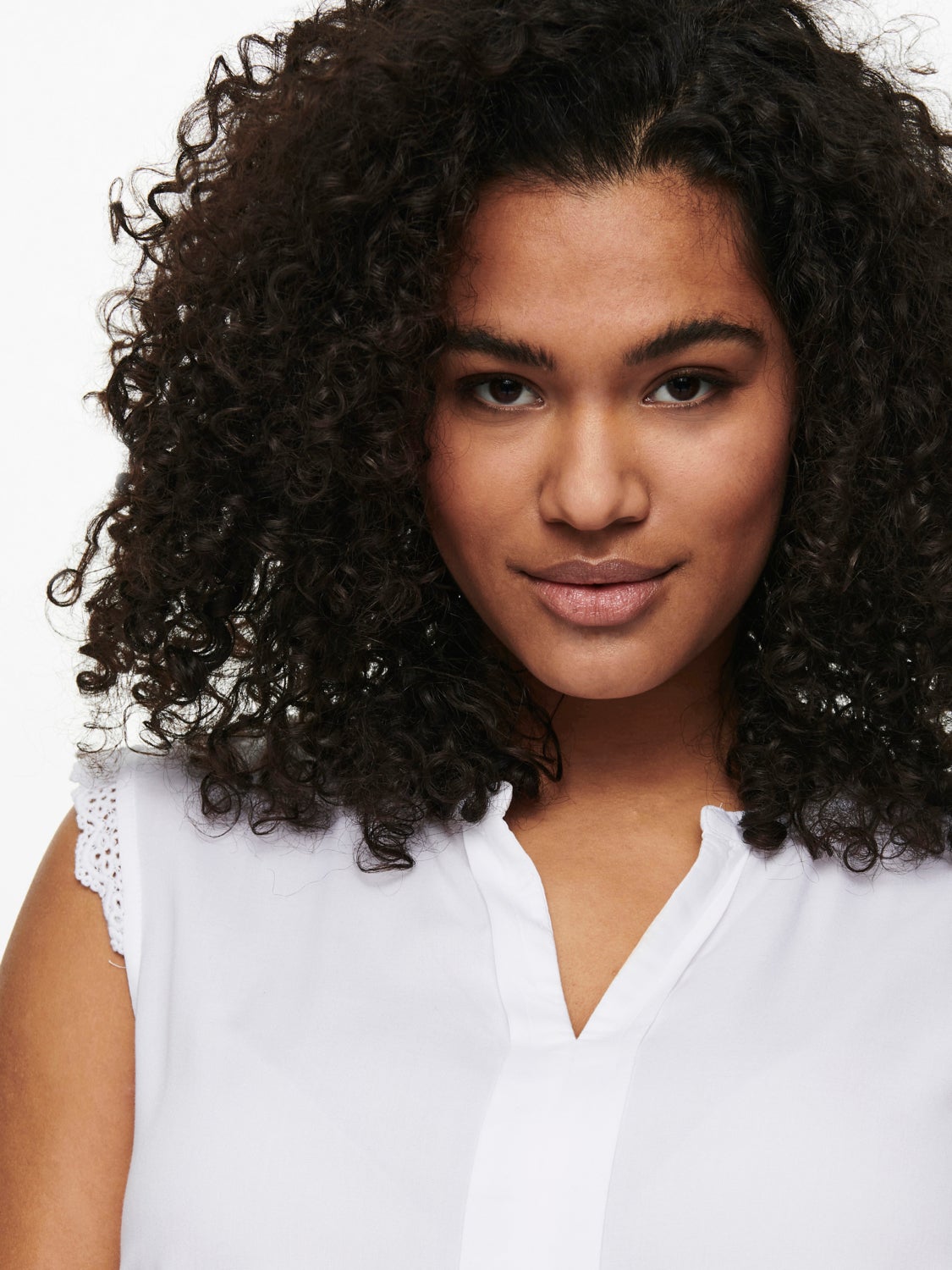 Curvy loose Sleeveless Top