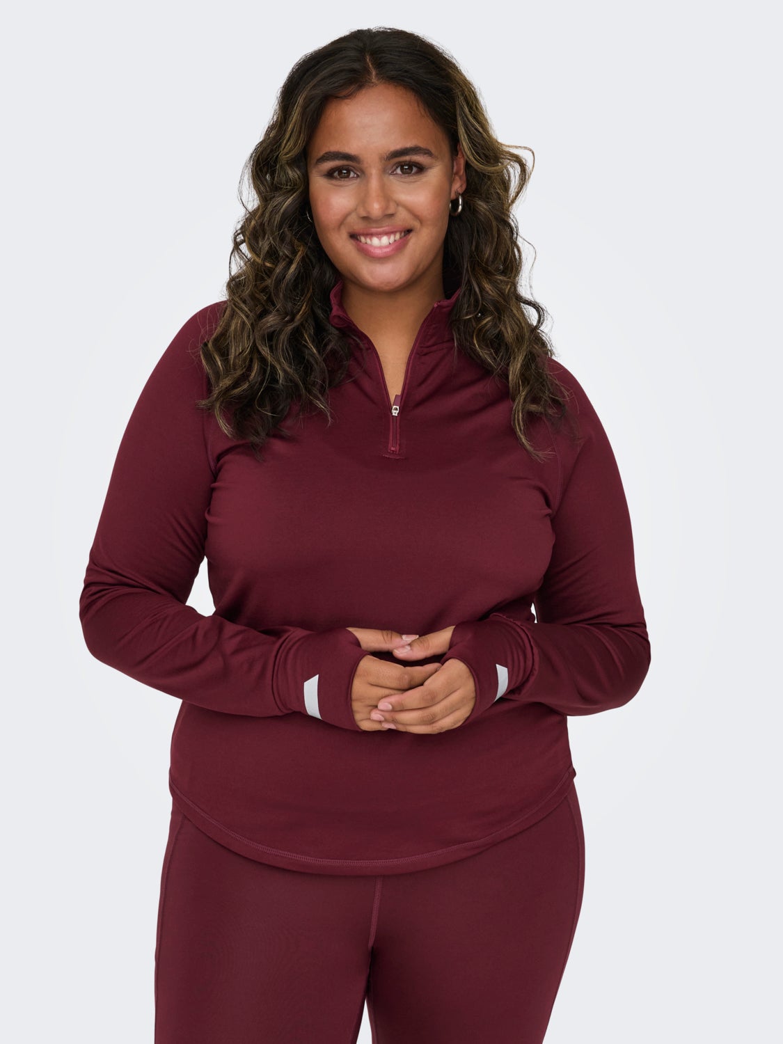 Curvy highneck running Training Top