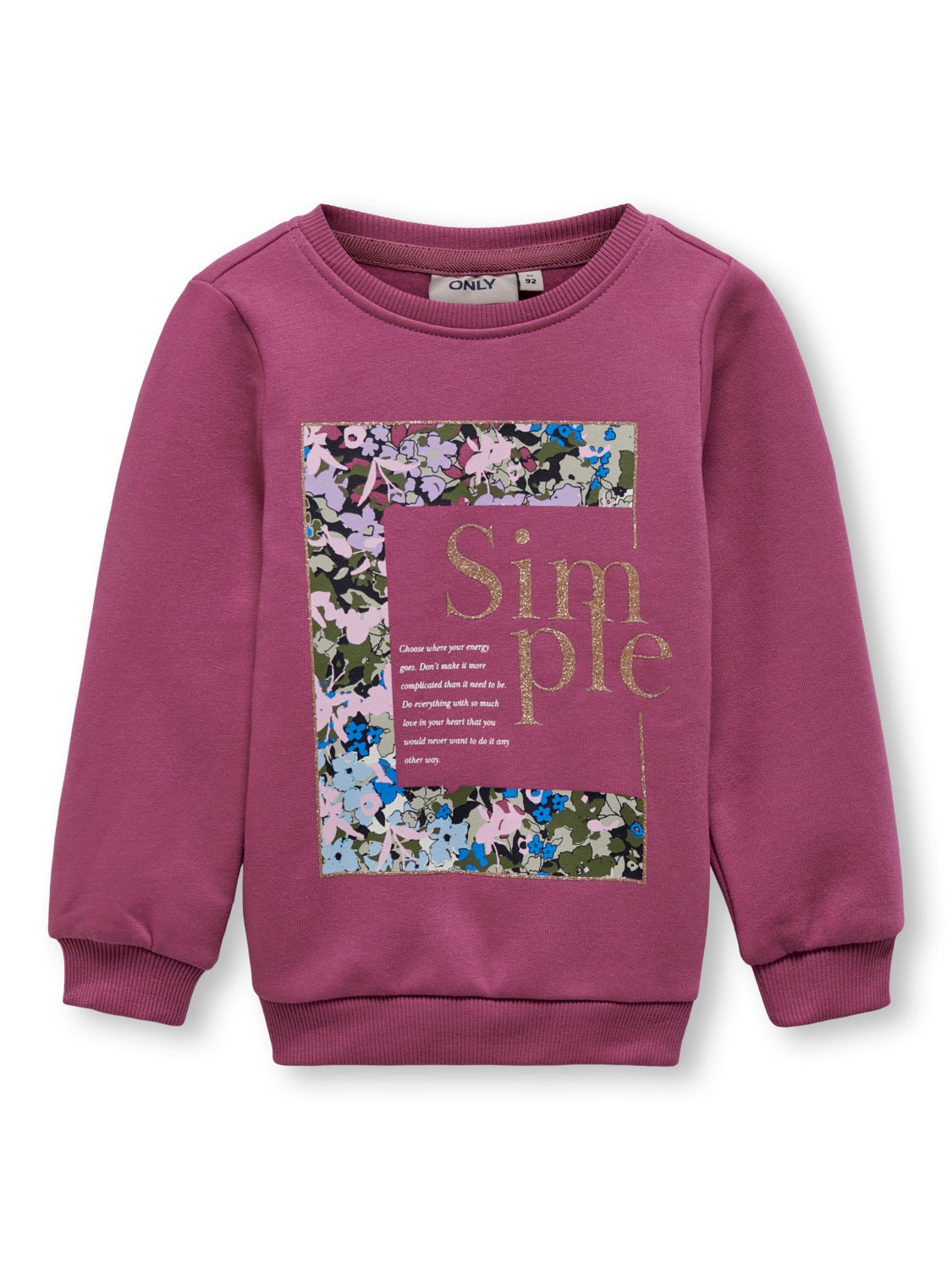 Mini sweatshirt with frontprint