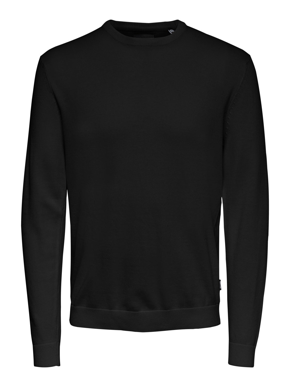 Crew neck knitted pullover