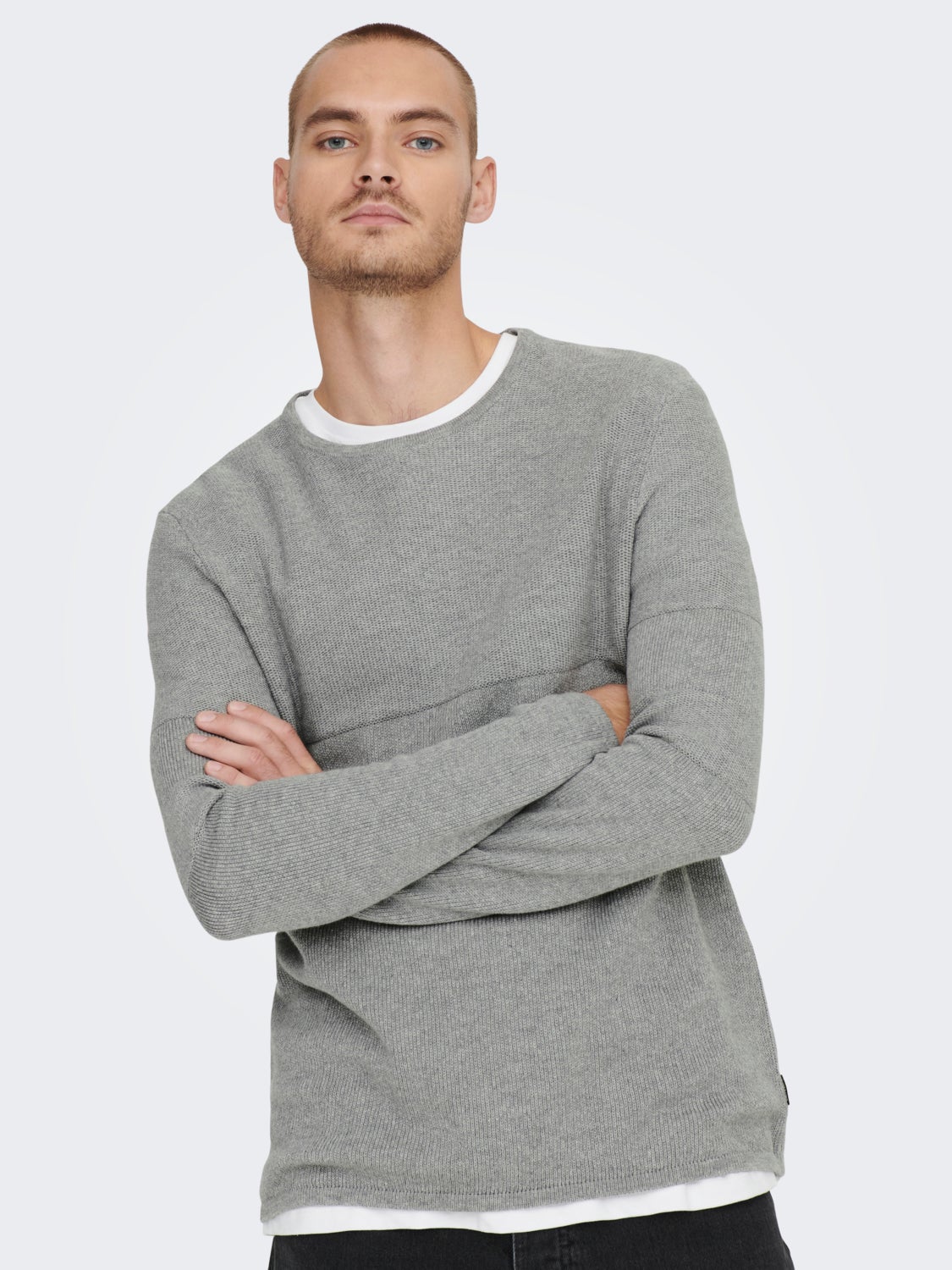 Round neck knitted Pullover